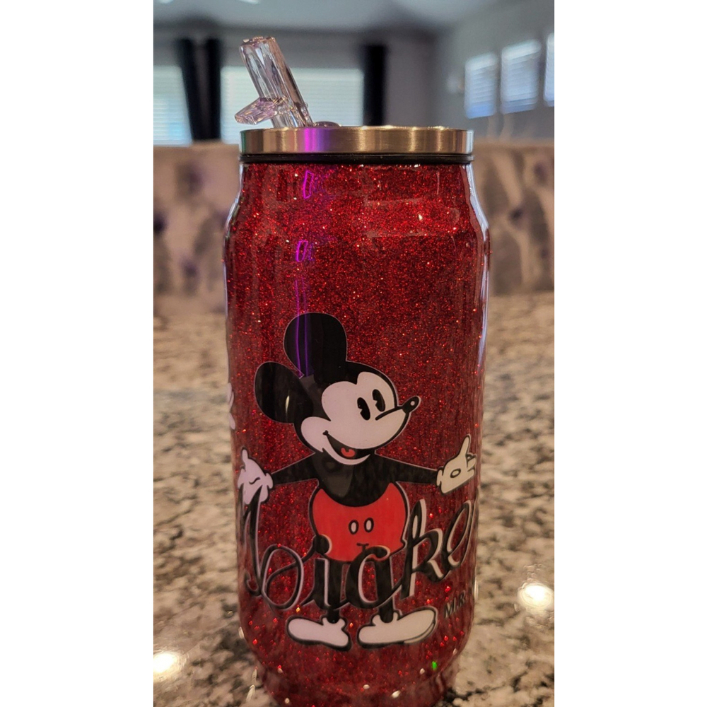Disney set of two 12oz soda can tumblers - Picture 11 of 12